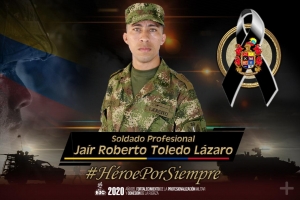 Soldado herido durante combate en Arauca, falleció en el HORO de Yopal