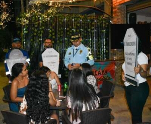 En Yopal autoridades adelantan campaña de conducción responsable en establecimientos nocturnos