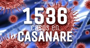 Casanare llegó a 1536 casos y 33 muertes por Covid19