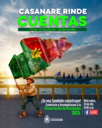 Gobernador de Casanare realizará hoy audiencia virtual de rendición de cuentas