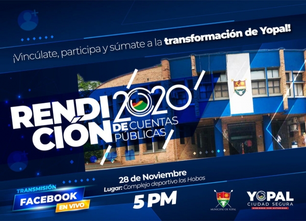 Alcaldía de Yopal rendirá cuentas este 28 de noviembre