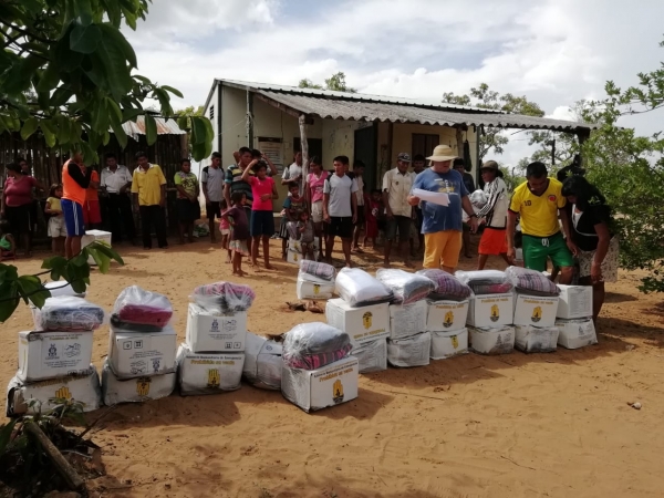 Comunidades de Caño Muchuelo recibieron ayuda humanitaria