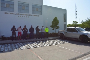 Capturados con 95 kilogramos de marihuana en vías de Arauca