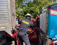 Choque múltiple en la carretera Yopal – Paz de Ariporo: Seis vehículos involucrados en el siniestro vial