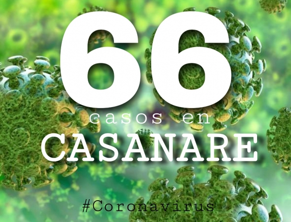 Sigue subiendo el Coronavirus, Casanare llegó a 66 casos