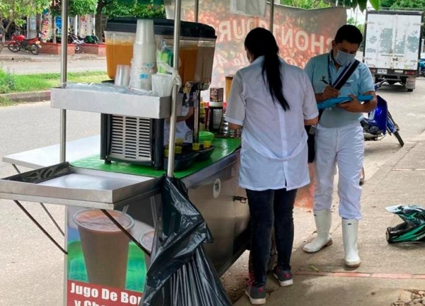 Verificaron protocolos de bioseguridad en la calle 40 de Yopal