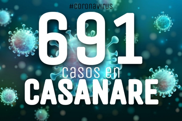 Casanare cerca de los 700 casos de Coronavirus y podría llegar a los 1000 al finalizar agosto