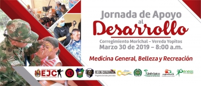 Jornada de apoyo al desarrollo este sábado en vereda Yopitos