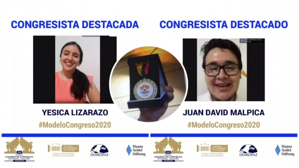 Dos casanareños, destacados entre los mejores congresistas universitarios de Colombia