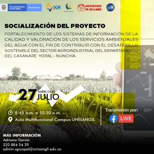 Socializan proyecto que indagará sobre los efectos del cultivo de arroz en cuerpos de agua en Casanare
