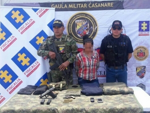 Mujer que apoyaba al ELN fue capturada en una finca de Támara