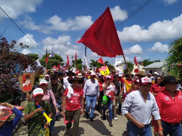 Multitudinario apoyo le demostraron a Marco Tulio Ruiz en la tierra de Gavanes y Llanerazos