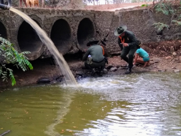 En carrotanque llevan agua a caño Agua Verde para preservar especies silvestres