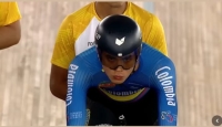 Emerson Gordillo, ciclista de Paz de Ariporo, brilló en el Mundial de Ciclismo de Pista en Cali
