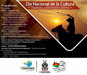 Hoy 25 de julio es el Día Nacional de la Cultura, Tradición e Identidad Llanera