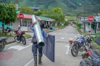 148 familias damnificadas en Chámeza recibieron ayudas humanitarias