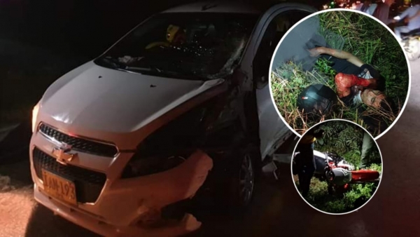 Motociclista perdió una pierna en accidente en la vía Paz de Ariporo - Hato Corozal