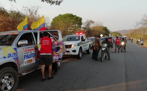 Ejército garantizó seguridad en Caravana Vamos Pal&#039; Pauto