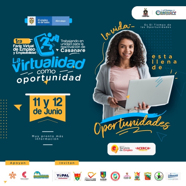 Primera Feria Virtual de Empleo en Casanare este 11 y 12 de junio