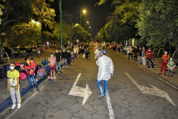 200 venezolanos salieron de Yopal de manera voluntaria