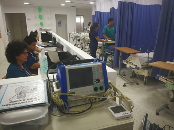 Pacientes del servicio de urgencias del Hospital Regional de la Orinoquía estrenan obras