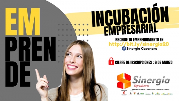 Están abiertas las inscripciones para Sinergia 2020, programa que promueve el emprendimiento