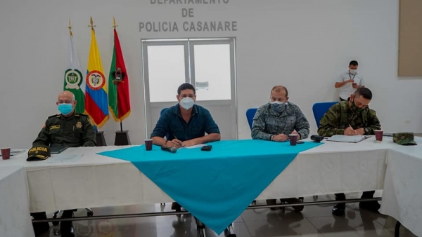 Autoridades evaluaron situación de orden público en Casanare