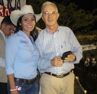 Álvaro Uribe reafirmó apoyo a Amanda González al Senado