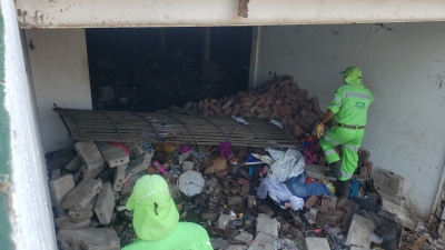 Migrantes venezolanos ocupaban en completa suciedad el sótano del parque El Resurgimiento en Yopal