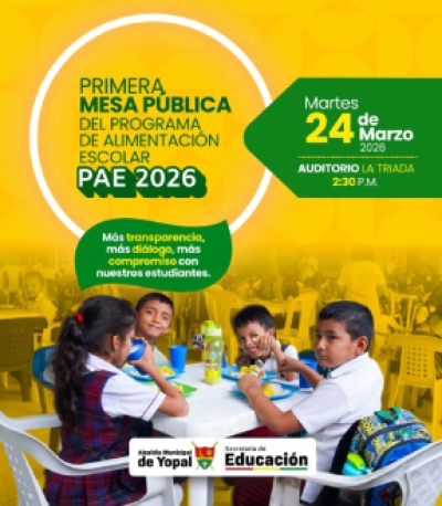 El martes se cumplirá la primera mesa pública del PAE en Yopal