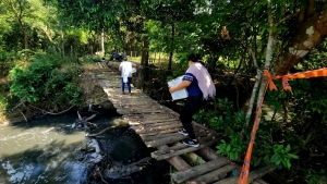 En San Rafael de Morichal cambiarán puente artesanal por uno metálico