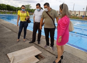 Ante queja ciudadana la Contraloría visitó el polideportivo Pier Lora Muñoz para constatar el grado de deterioro de las instalaciones