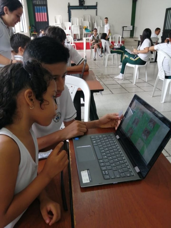 Con voto electrónico, niños de La Campiña eligieron Personero y Personerito Estudiantil