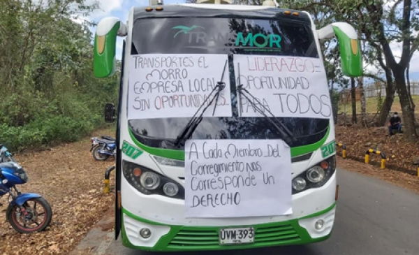 Habitantes del Corregimiento iniciaron protesta pacífica en contra de Ecopetrol