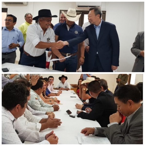 Funcionarios de China estuvieron en Yopal por convenios de cooperación