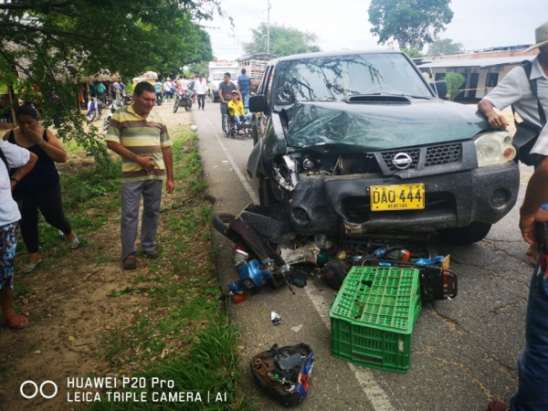 Motociclista murió en accidente de tránsito en Paz de Ariporo