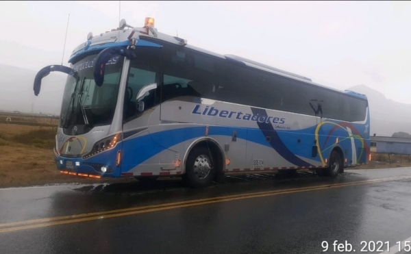 Hombre muere al interior de un bus de Los Libertadores en la vía Sogamoso-Yopal