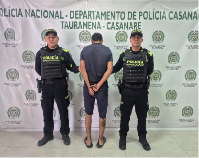 Capturan a hombre en Tauramena por violencia intrafamiliar