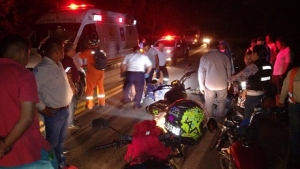 Dos lesionados en la vía Aguazul - Yopal, por accidente de tránsito