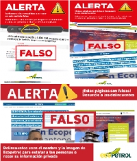 Mucho cuidado: Delincuentes están utilizando el nombre de Ecopetrol para cometer estafas por medio digitales