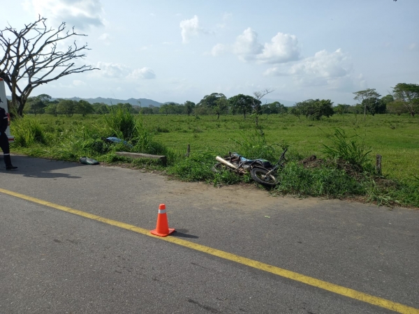 Murió motociclista en accidente en vía rural de Pore