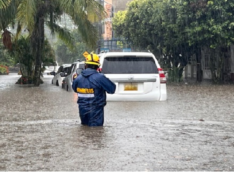 Fuertes lluvias causan inundaciones en Yopal y exponen deficiencias del sistema de alcantarillado pluvial