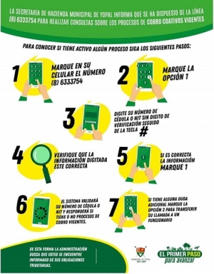 Alcaldía de Yopal habilitó línea para consultar sobre cobros coactivos