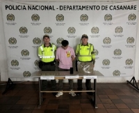Capturan a un hombre con municiones y droga en operativo de tránsito en Casanare