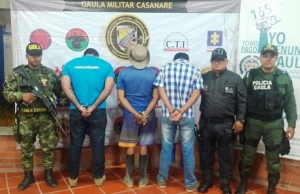 Cayeron los ‘Rompellanos’, banda dedicada a la extorsión en Casanare