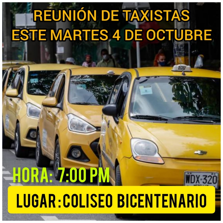 Paro de taxistas que estaba previsto para la mañana de hoy fue suspendido por un encuentro con la Alcaldía de Yopal mañana en la noche