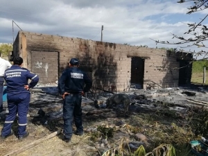 Vivienda fue arrasada por incendio en San José del Ariporo