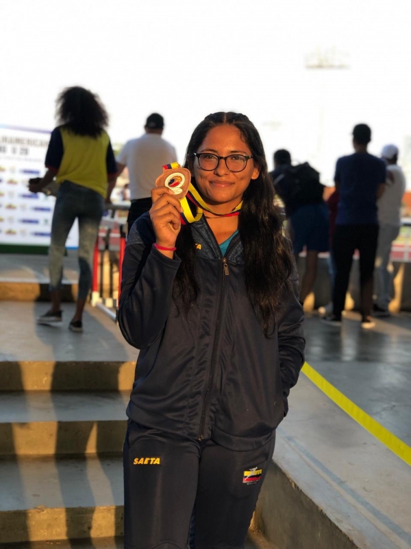 Casanareña Brigidh Mayorga, ganó medalla de bronce en el Campeonato Suramericano U20