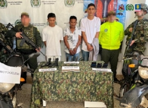 Capturados tres presuntos miembros de las disidencias de las FARC por reclutamiento ilícito