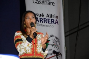 Ministra de Cultura presenció en Yopal el encendido de la obra en conmemoración del Bicentenario